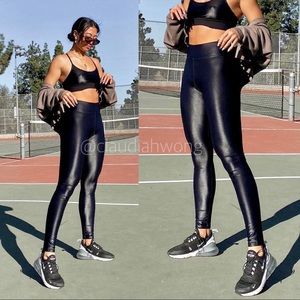 CARBON38 Takara Shine Regular Rise Full Length Leggings in Black